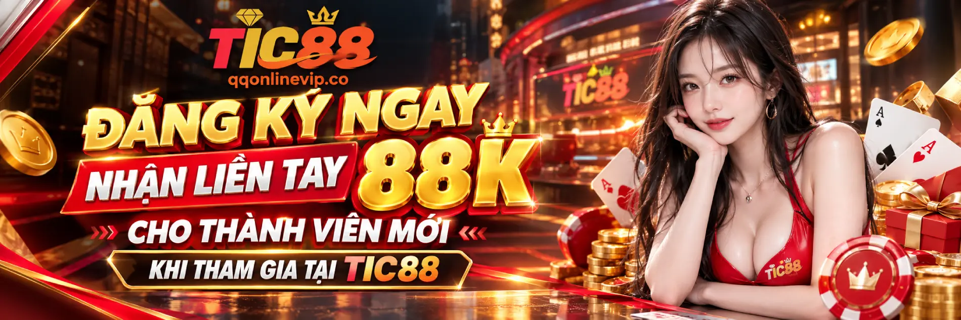 TIC88 thưởng chào mừng người chơi mới